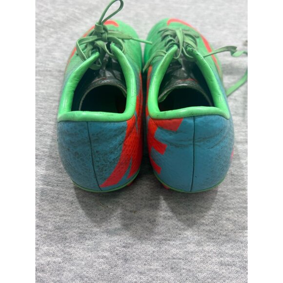 Nike Youth Shoes Mercurial Soccer Cleats Outdoor Kids Size 6Y Neon Green Orange - Picture 4 of 9